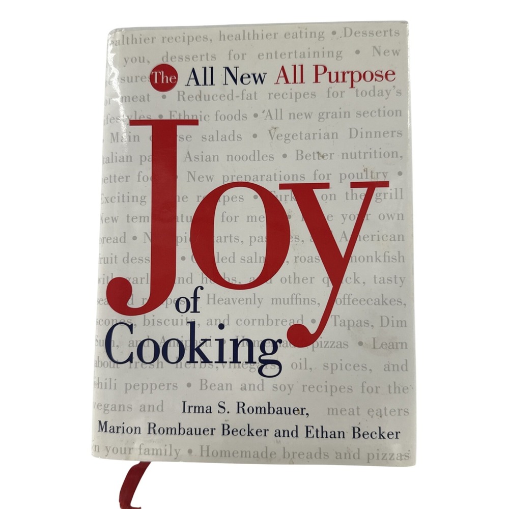 The‎ Joy of Cooking Hardcover 1997 Irma Rombauer Becker SIGNED by Ethan Becker